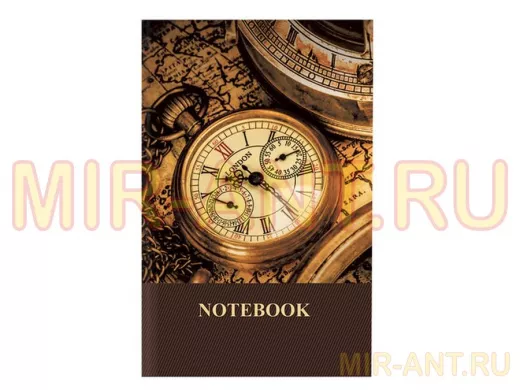 Блокнот 7БЦ А5 96л., обл. ламин., кл. "BR-72219", Время, 135*206мм