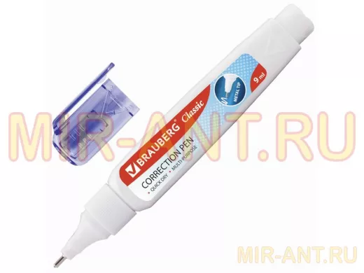 Ручка-корректор "BR-76827" 9 мл, метал. наконечник