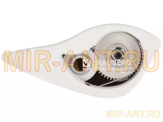 Корректирующая лента "BR-76848" 5мм*8м, корпус белый, окно расхода, с подкручиванием, блистер