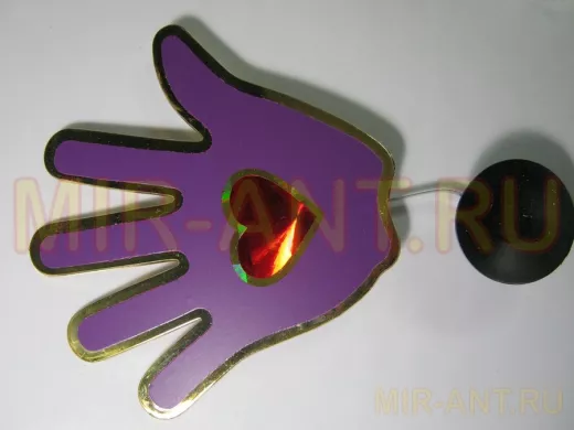 Рука на присоске 900 (607) фиолетовая   00877