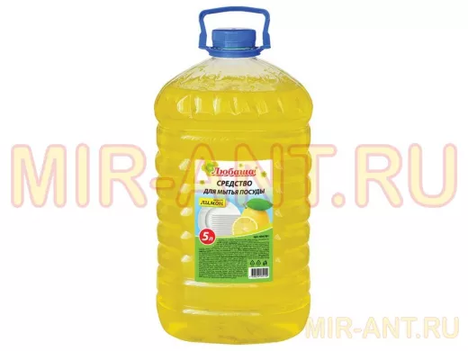 Средство для мытья посуды 5л "BR-78675" "Лимон", ПЭТ