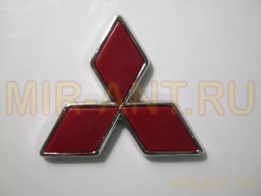 Эмблемма пластик в п/э знак Mitsubishi хром 6x5,2 см 01325