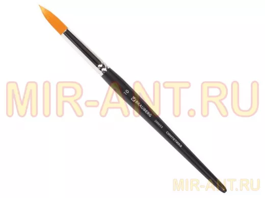 Кисть художественная проф. "BR-80139" ART CLASSIC, синтетика жесткая, круглая, № 10, короткая ручка