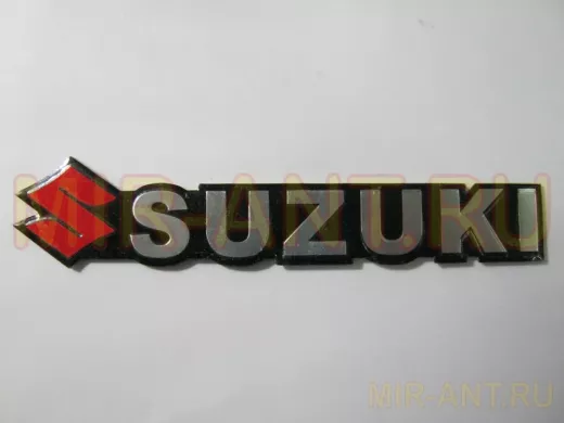 Наклейка SUZUKI 14,5x3 см на двухстороннем скотче №40