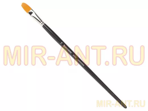Кисть художественная проф. "BR-80155" ART CLASSIC, синтетика жесткая, овальная, № 14, длинная ручка