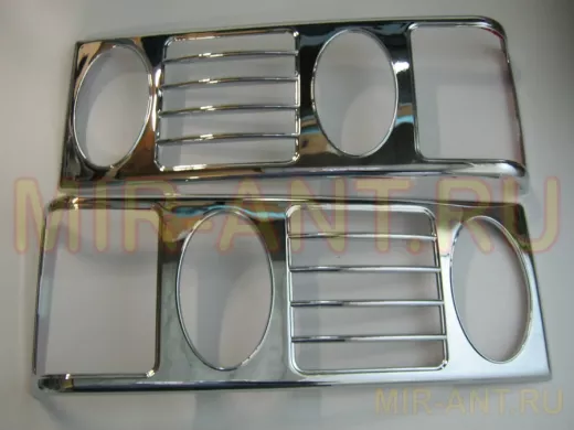 Накладки декоративные хром ВАЗ 2108-21099 на фонари 8427 01024  (цена за набор из 2шт)