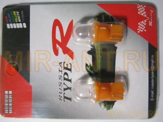 Лампочки светодиодные 501 желтые без цоколя 00000