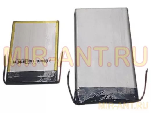 Аккумулятор Li-pol 405573, 3,7 В., 2400мАч, 4*55*73мм.