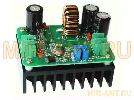 Модуль DC-DC повышающий вход 10-60В выход 12-80В с регулятором тока до 10А, 600Вт  "BP-81463"