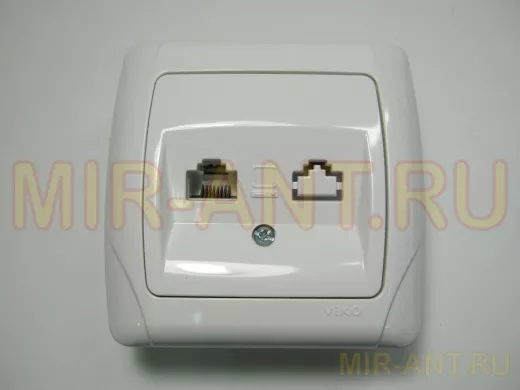 Vi-ko Carmen бел  комп+гнездо САТ 5 561032