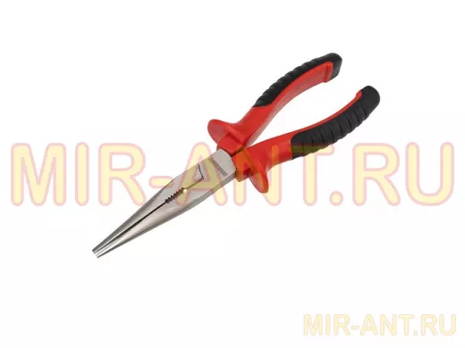 Тонкогубцы 200 мм никелированные, двухкомпонентные рукоятки