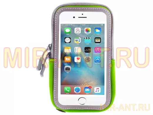 Орбита OT-SMH10 Зеленый чехол-нарукавник для смартфона