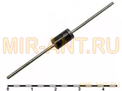 Диод   1N5402   (3A  200V)    DO-27